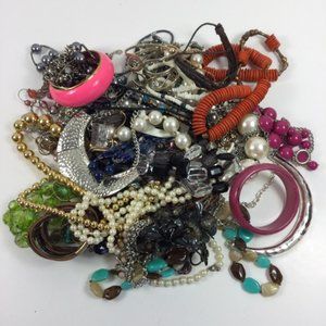 Costume Jewelry 4 lbs Lot Vintage Modern Wearable